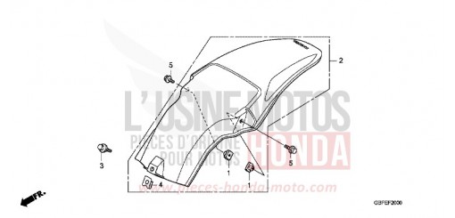 KOTFLUEGEL, HINTEN CR85R7 de 2007
